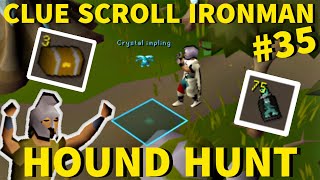 Crystal Implings are AMAZING for Elites! - Clue Scroll Ironman #35 (Hound Hunt)