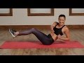 Day 3 Video 2: 5-Minute No-Crunch Flat Abs Workout  Class FitSugar