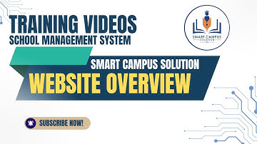 Smart Campus Solution – Website Overview | Complete Training for School Staff & Admins