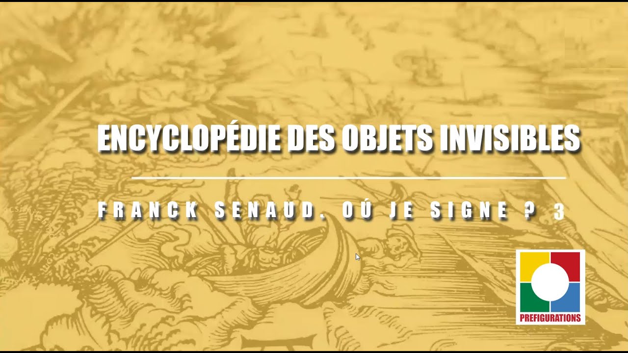 "Où je signe ?", Encyclopédie des objets invisibles - Tome 3, par Franck SENAUD