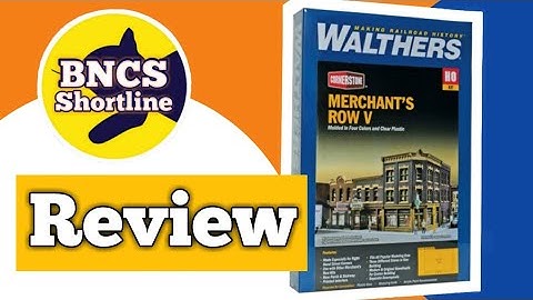 Walthers Cornerstone Building Merchant Row V