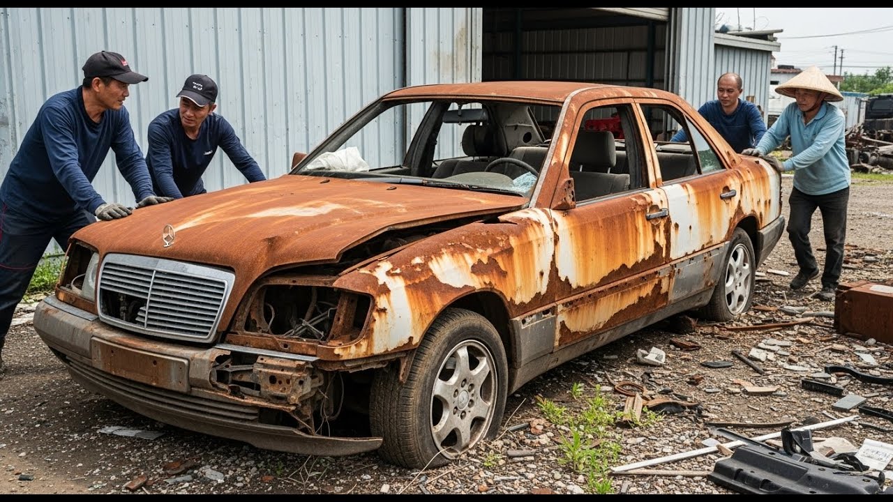 Mercedes восстановлен спустя 34 года. Сможет ли он снова поехать?