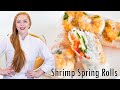 Shrimp Spring Rolls with Peanut Dipping Sauce