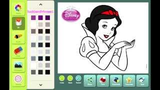 Disney Princess Coloring Games - Click And Color Disney screenshot 4