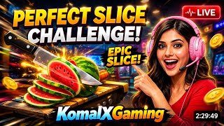 Perfect Slices Game Live 🔪🍉 | Satisfying Fruit Cutting Challenge! screenshot 2