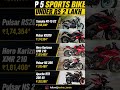 Top 5 sports bikes under Rs 2 lakh #sportsbike #200ccbike #mt15 #rs200