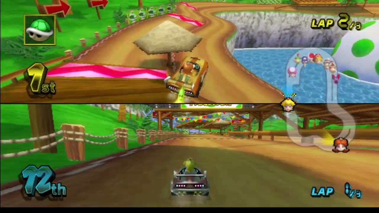 Mario Kart Wii Peach Loses To Daisy In The Shell Cup