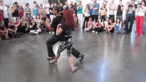 Kadu & Larissa - Zouk Demo 1 - Berlin Zouk Festival - 2010