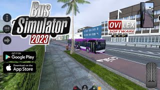 Bus Simulator 2023 Ovilex - GamePlay #2 (New Dubai Map Update with Articulated Bus) screenshot 5