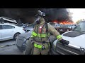 San Diego: 3rd Alarm Junkyard Fire 10162021