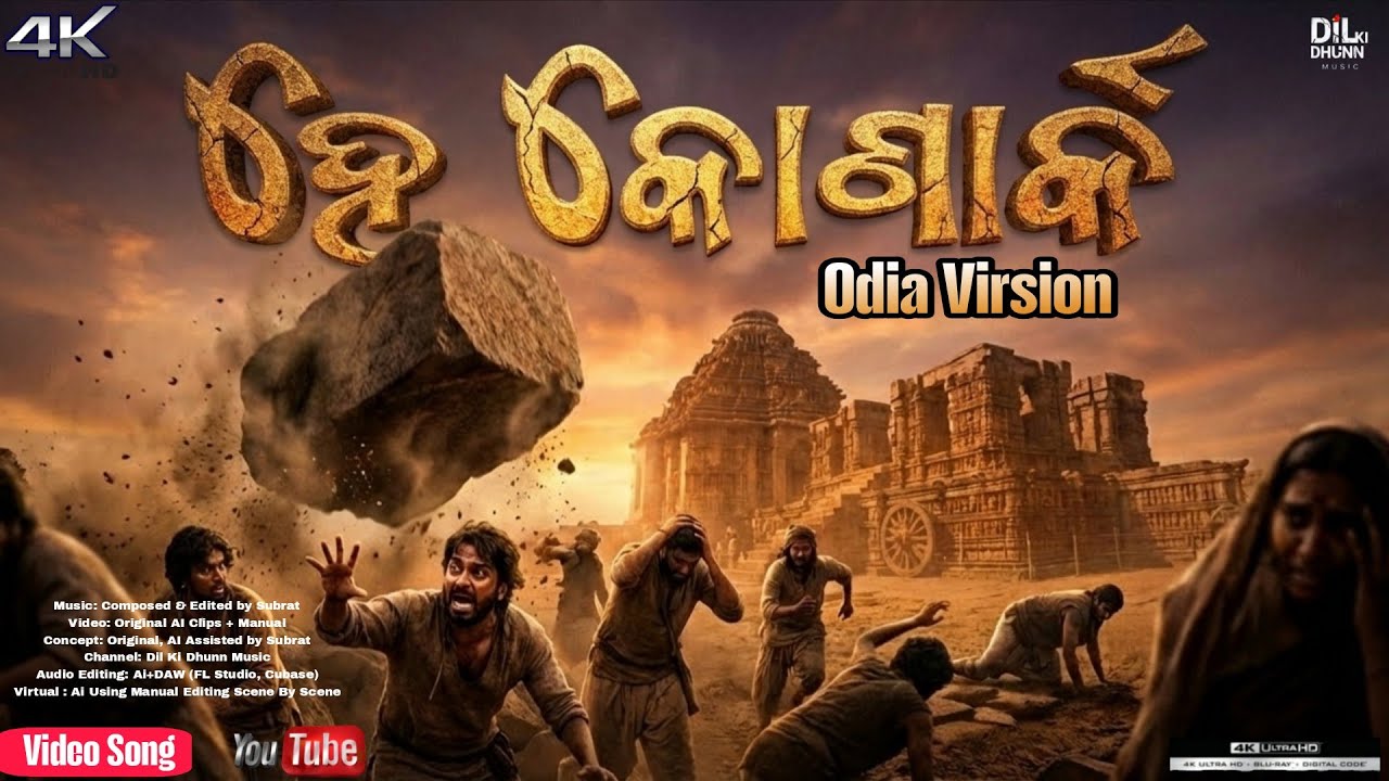 Hey Konark | ହେ କୋଣାର୍କ | Epic Historical Odia Song | Cinematic Video | Dil Ki Dhunn Music