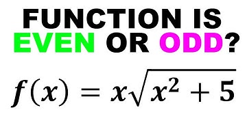 Even and Odd Functions Explained - Math Concepts Made Easy! #function