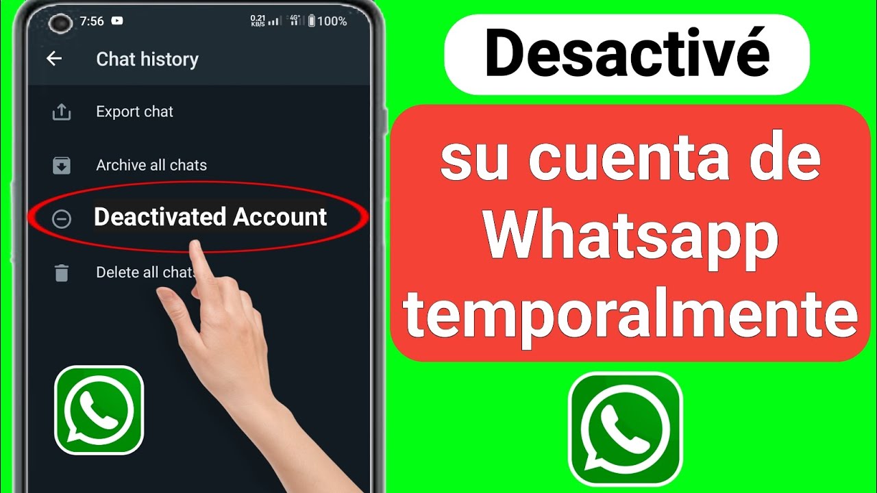 C mo Desactivar Temporalmente Tu Cuenta De Whatsapp Sin Borrar 2023 C mo Desactivar Temporalmente Tu Cuenta De Whatsapp Sin Borrar 2023