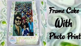 Frame Cake With Photo Print | Photoprint Cake | mecakes screenshot 1
