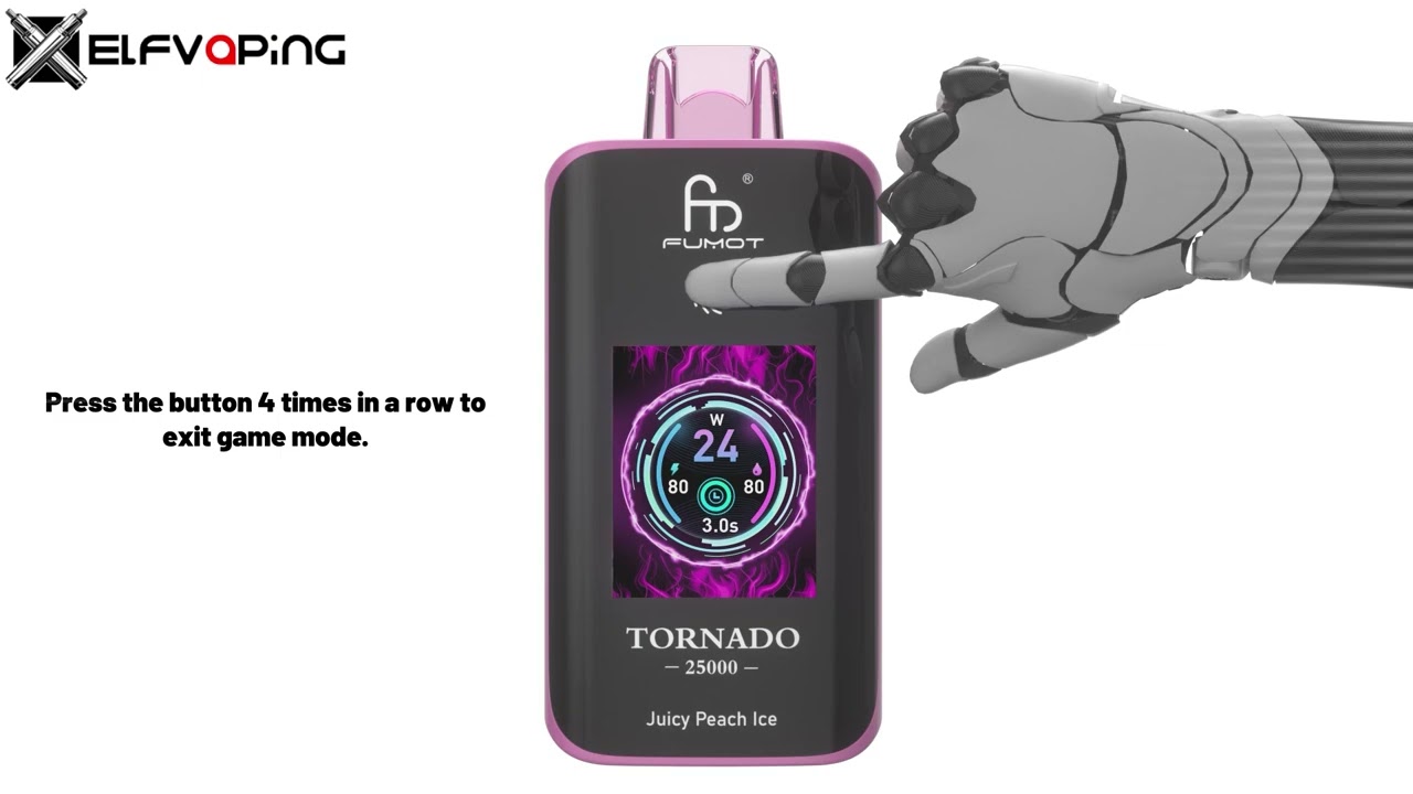Fumot Tornado 25000 Puffs Digitale Anzeige 0% 2% 5% Schwache Strke  Grohandel Kauf Wiederaufladbare Einweg-Vapes Grohandel - Elf Vaping