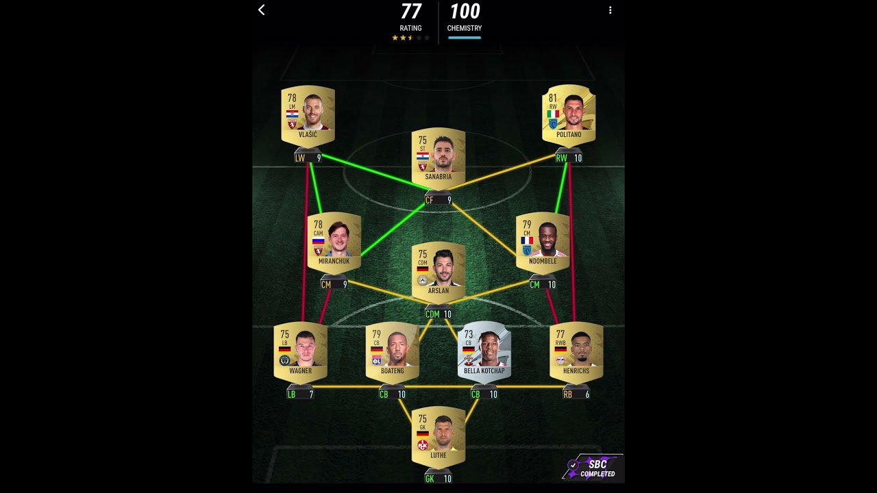 MADFUT SBC Serie A Hybrids Torino