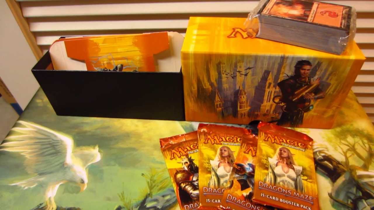 Magic Box 3.0 Magic The Gathering Dragon's Maze - Fat Pack - Legacy Comics  And Cards Collector Card Set