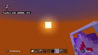 how to go to space in minecraft