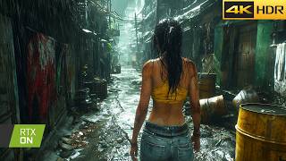 DEADLY STREETS IN RACCOON CITY (5090) Realistic ULTRA Graphics (4K 60FPS HDR) RE3