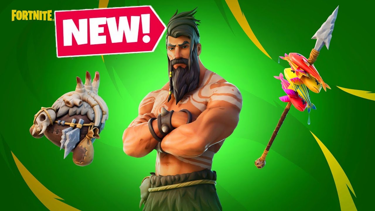(Fortnite) New Item Shop *NEW* Skin D'ugh - Primal Skin (Chapter 2 Season 6)