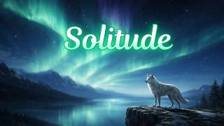 Lone Wolf Under the Northern Lights 🐺 Night Ambience for Deep Sleep & Isolation screenshot 5