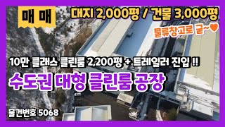 Factory for Sale in Gwangju, Gyeonggi-do: 2,200-Pyung Facility with Large-Scale Clean Room