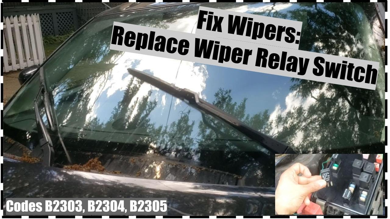 Wipers Not Working Fix Wiper Park Switch Relay B2303, B2304 or B2305 -  YouTube