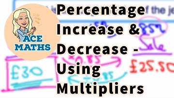 IGCSE & GCSE Maths - Percentage Increase & Decrease - Using Multipliers