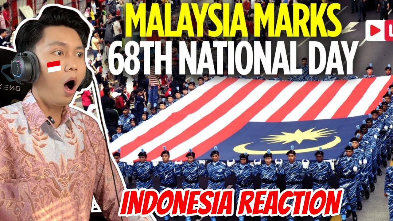 REAKSI ORANG INDONESIA MELIHAT KEMERDEKAAN MALAYSIA 2025 ! GILAAAAAAA MERINDING !!!!