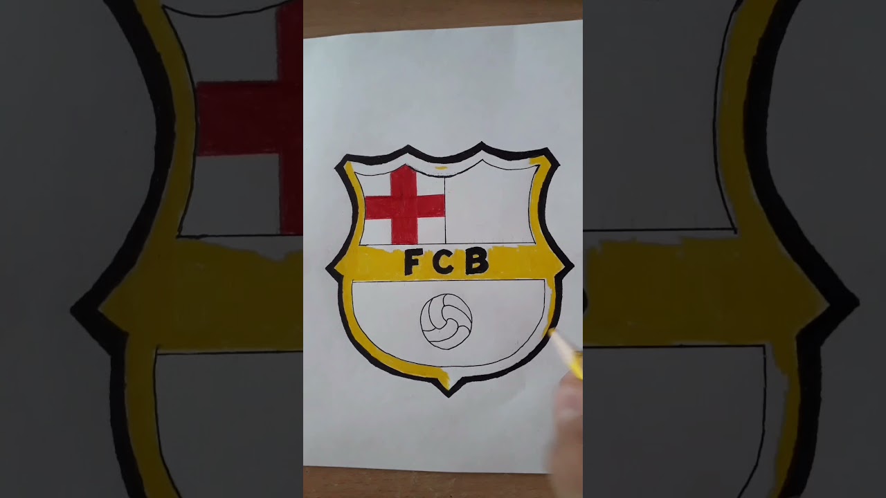 Drawing barcelona logo 