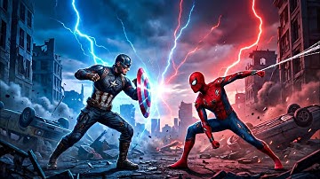 Captain America vs Spider-Man | DBZ Budokai Tenkaichi 3 Mod Gameplay | Marvel Epic Fight