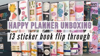 Unboxing my Huge Happy Planner Order! Spring 2024 Release Haul  13 Sticker Book Flip Through!