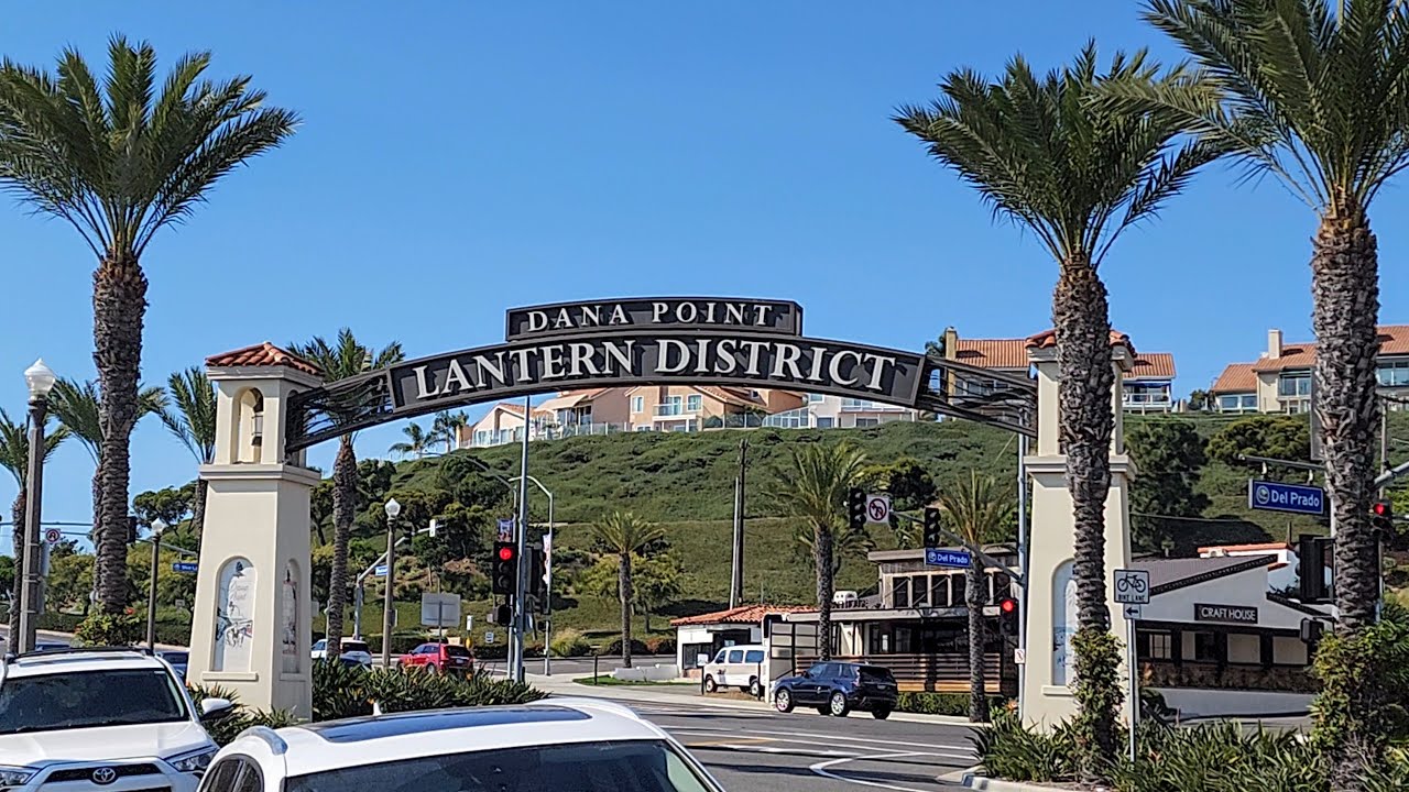 Downtown Dana Point California Bayfront And Shops Drone Aerial downtown-dana-point-california-bayfront-and-shops-drone-aerial