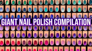 GIANT 2023 NAIL POLISH SWATCH COMPILATION (3 hours of nail painting w/ lo fi music) || KELLI MARISSA