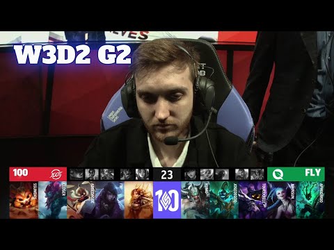 100 vs FLY | Week 3 Day 2 S12 LCS Spring 2022 | 100 Thieves vs FlyQuest W3D2 Full Game