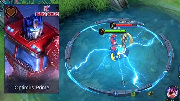 Johnson Transformers Skin Optimus Prime Gameplay - Mobile Legends