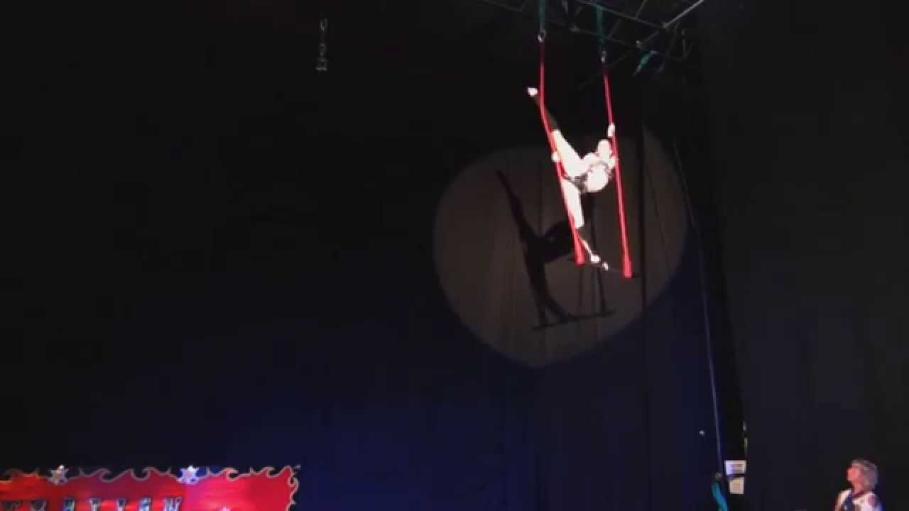 CASSIE MILLARD Brilliant static trapeze performance 2014
