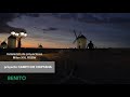 Proyectores milan RGBW en los molinos de Don Quijote (Campo de Criptana) I BENITO LIGHT