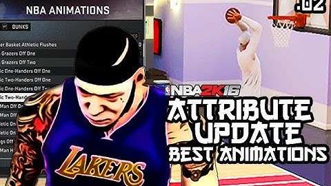 NBA 2K16 - Best NBA Animations & Signature Styles | 6ft7 PG Attribute Update #2
