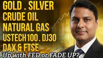 FOMC LIVE Update! Gold | Silver | Crude Oil | Natural Gas | Nasdaq | Dow Jones -Commodity & Indices