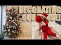 DECORATING OUR HOUSE FOR CHRISTMAS!! *TREE CHAOS!! + KIDS BUILDING!*