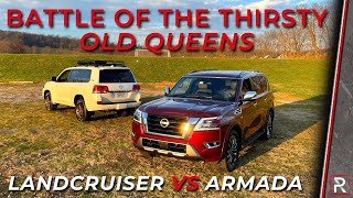 2021 Nissan Armada Vs. 2021 Toyota Land Cruiser Heritage Edition - Redline: Comparison