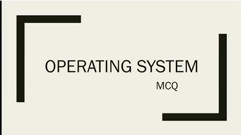 Operating System Most Important Multiple Choice Questions #hindi #os #upbte