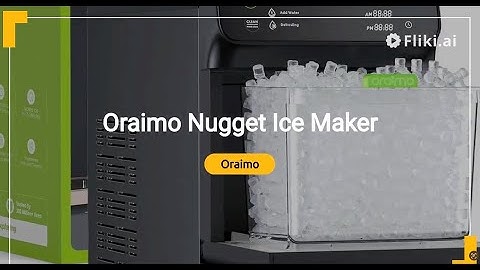 CHILL TIME! with the Oraimo Nugget Ice Maker. The Good Ice!