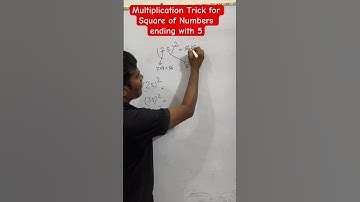 Multiplication Trick for Square of Numbers ending with 5 l Maths Tricks #math #mathtricks