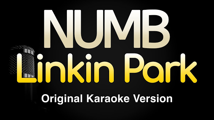Numb Karaoke version - Karaoke performance video thumbnail