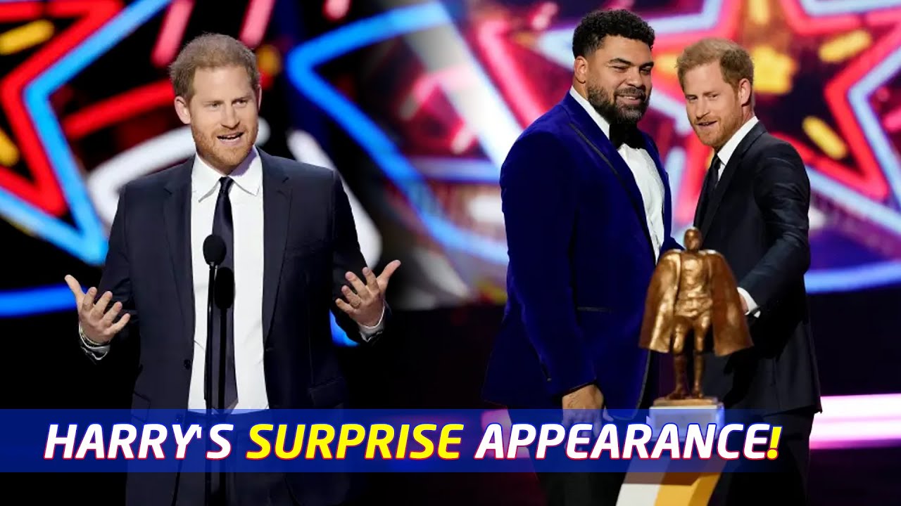 Prince Harry makes surprise appearance at NFL Honors ceremony ...