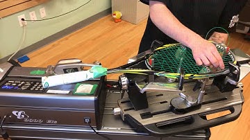 Time Lapse: How to String a Dunlop Biomimetic Ultimate Squash Racquet