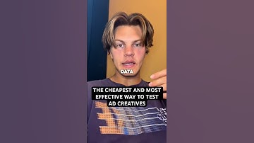 THE CHEAPEST AND MOST EFFECTIVE WAY TO TEST AD CREATIVES
