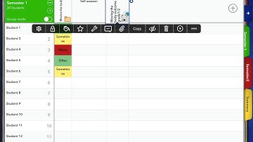 Using a grade type calculation with rubrics in IDoceo